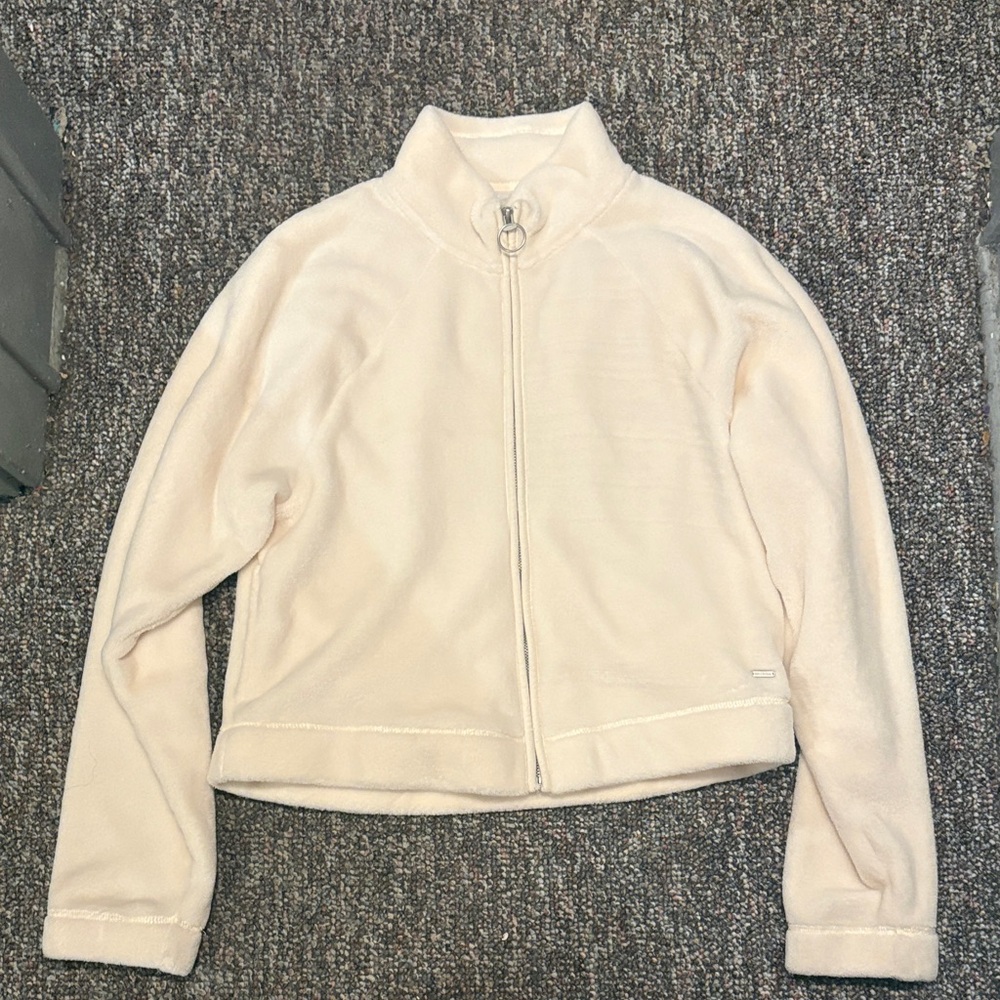 Hollister Cream Teddy Jacket